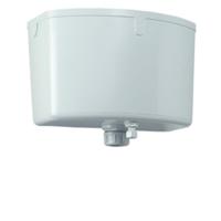 Rezi hooghangend reservoir drukknop model wit BB4330 WIT - thumbnail