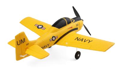 Amewi AMXFlight T28 Trojan Geel RC vliegtuig RTF 388 mm