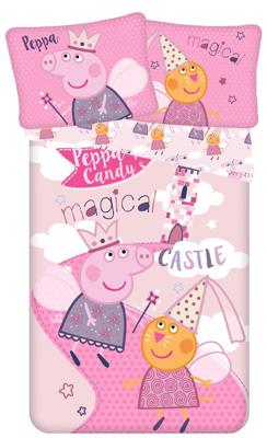 Peppa Pig Dekbedovertrek Magical Castle! 140 x 200 cm roze Peppa Pig Dekbedovertrek Magical Castle! 140 x 200 cm roze