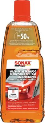 Sonax autoshampoo wash & shine 1l