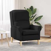 Fauteuil Zwart 76 x 94 x 102 cm Stof - thumbnail