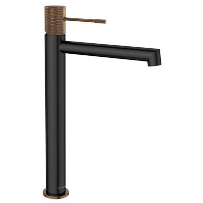 Wastafel Mengkraan Hoog Sapho Solaris Mat Zwart/Koper Wastafel Mengkraan Hoog Sapho Solaris Mat Zwart/Koper