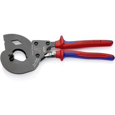 Knipex 95 32 340 SR Ratel-kabelsnijder Geschikt voor (striptechniek) Gepantserde kabel 32 mm