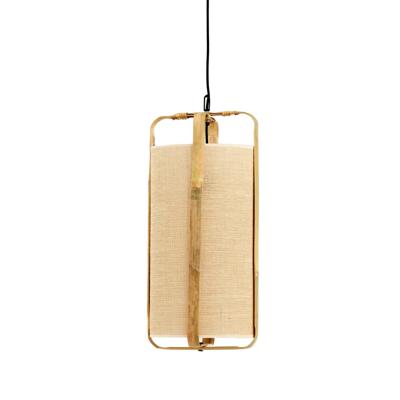 Light & Living Hanglamp 'Sendai' Jute en Bamboe, 27cm, kleur Naturel Light & Living Hanglamp 'Sendai' Jute en Bamboe, 27cm, kleur Naturel