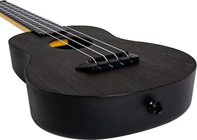 Flight Travel Series TUC Black concert ukelele met gigbag