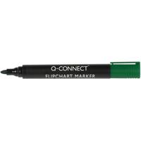 Q-CONNECT flipchartmarker, 2-3 mm, ronde punt, met clip, groen - thumbnail