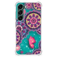 Samsung Galaxy S23 Plus Back Cover Cirkels en Vlinders - thumbnail