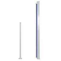 Windscherm uittrekbaar 160x500 cm blauw - thumbnail