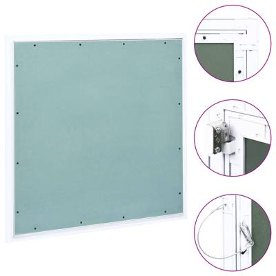 VidaXL Toegangspaneel met aluminium frame en gipsplaat 500x500 mm
