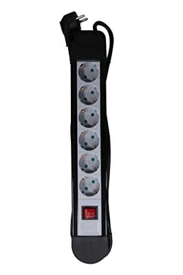 Stekkerdoos 6-voudig 1,5 m snoer