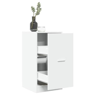 Apothekerskast 40x41x77,5 cm bewerkt hout wit