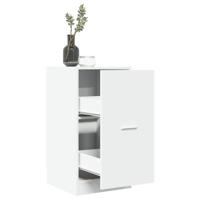Apothekerskast 40x41x77,5 cm bewerkt hout wit - thumbnail