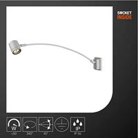 SLV MYRA DISPLAY 233134 LED-buitenlamp (wand) GU10 50 W Grijs - thumbnail