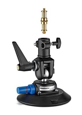 Manfrotto MCUPVR Ventosa con Attacco 5/8'' per Virtual Reality, Nero