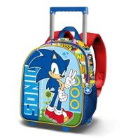 Sonic The Hedgehog 3D Backpack with Wheels Unstoppable Blue Small - thumbnail