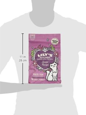 Lily&apos;s Kitchen met Witvis/Kalkoen Senior kattenvoer 800 gram