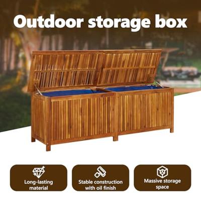 Tuinbox 175x50x58 cm massief acaciahout