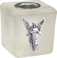 Kaarshouder Mini Kubusvorm Frosted - Gabriel - thumbnail