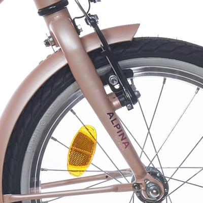 Alpina voorvork 18 ocean misty pink matt