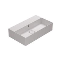 Wastafel Luca Sanitair Globo 61x37x14 cm Keramiek Overloop Luca Sanitair - thumbnail