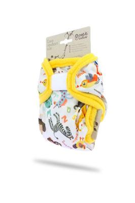 Petit Lulu Overbroekje Dieren Alfabet (Animal Alphabet) - Newborn (2-6 kilo) - Klittenband