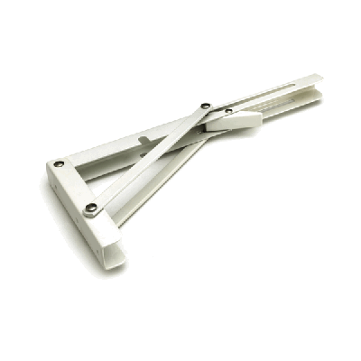 Plankdrager opklapbaar wit 300x130mm