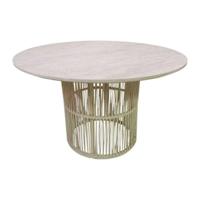 Eettafel Home ESPRIT Rotan Hout MDF 120 x 120 x 75 cm - thumbnail