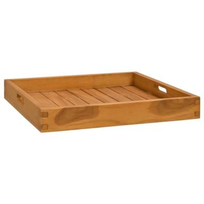 VidaXL Dienblad 50x50 cm massief teakhout