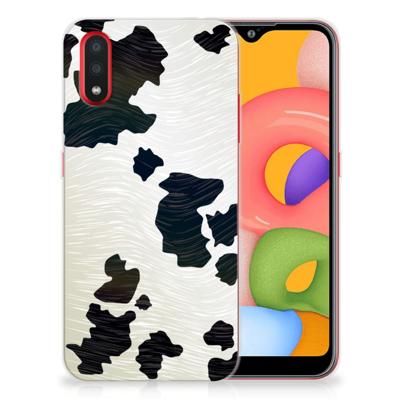 Samsung Galaxy A01 | TPU Hoesje | Koeienvlekken Samsung Galaxy A01 | TPU Hoesje | Koeienvlekken