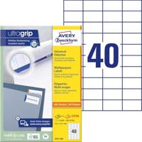 Etiket avery 3651 52.5x29.7mm wit 8000st - thumbnail