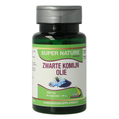 Zwarte komijn olie 1000 mg 30 Vegetarische capsules Zwarte komijn olie 1000 mg 30 Vegetarische capsules