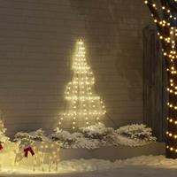 LED Kerstboom met 112 LED met grondpennen Warmwit 511 cm Metaal - thumbnail