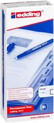 Viltstift edding 141 rond 0.6mm zwart | 10 stuks