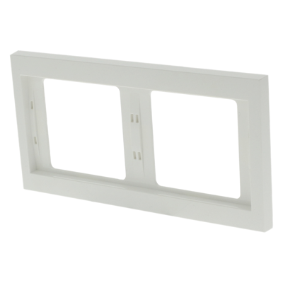 Berker K1 Afdekraam | Inbouw | 2-voudig | Polarwit - 66.021.22