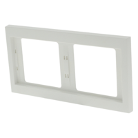 Berker K1 Afdekraam | Inbouw | 2-voudig | Polarwit - 66.021.22 - thumbnail