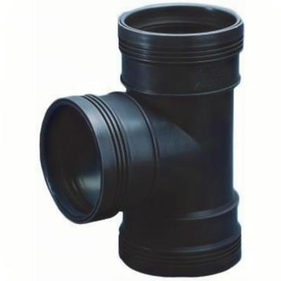 PP t-stuk 90 graden manchet - 75 mm