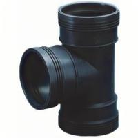 PP t-stuk 90 graden manchet - 75 mm - thumbnail