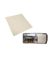 Nesling Coolfit harmonica schaduwdoek gebroken wit 2 x 3 meter - thumbnail