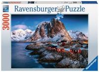 Ravensburger puzzel Hamnoy Lofoten 3000 stukjes - thumbnail