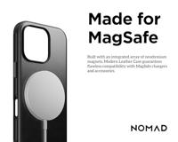 Nomad Modern Leather Case iPhone 16 Pro Black Horween - thumbnail