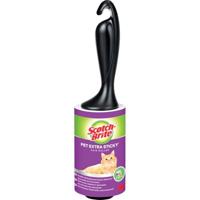 Scotch Brite pluizenkleefroller, extra klevend voor dierenhaar, 48 vellen - thumbnail