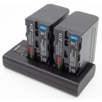ChiliPower NP-F970 Sony USB Duo Kit - Camera accu set - thumbnail