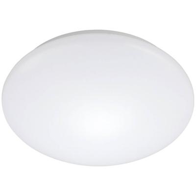 LED Plafondlamp met Bewegingssensor - Strum - 18W - Opbouw Rond - Natuurlijk Wit 4200K - 360° - Mat Wit - Aluminium
