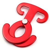 Multifunctionele outdoor haak T vorm aluminiumlegering Zelfvergrendelende Carabiner haak veiligheid Camping wandelen haak karabijnhaak - thumbnail