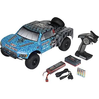 Reely Eraser Brushless 1:10 RC auto Elektro Short Course 4WD 100% RTR 2,4 GHz Incl. accu, oplader en batterijen voor de zender