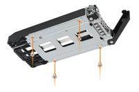 Icy Dock MB720TK-B behuizing voor opslagstations HDD-/SSD-behuizing Aluminium, Zwart 2.5 - thumbnail
