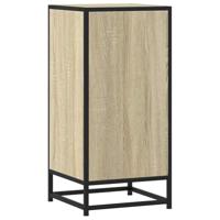 Dressoir 35,5x35x76 cm bewerkt hout en metaal sonoma eikenkleur - thumbnail