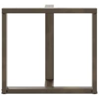 Eettafelpoten 2 st T-vormig 70x35x(72-73) cm staal naturel - thumbnail