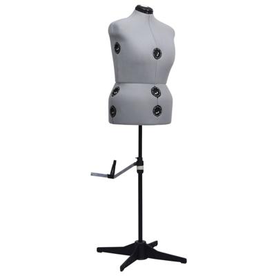 Paspop verstelbaar vrouw maat 44-50 L grijs