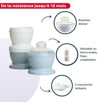 Melktransportcontainer - THERMOBABY - Met deksels - Blauw - thumbnail